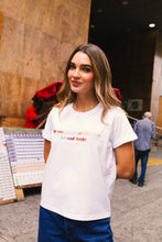 Cargar imagen en el visor de la galería, Pre-order Se me acabo el miedo Embroidered Oversized Tee Envio 10 de nov
