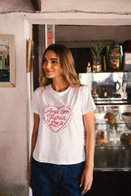 Cargar imagen en el visor de la galería, Pre-order Ama con furia loca Embroidered Oversized Tee Envio 10 de nov
