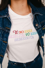 Cargar imagen en el visor de la galería, Bebesota Embroidered Cropped Tee
