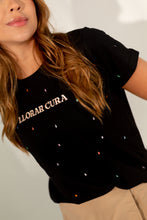 Cargar imagen en el visor de la galería, Llorar Cura Embroidered Oversized Tee
