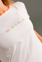 Cargar imagen en el visor de la galería, Sin Bra Club Embroidered Basic Tee
