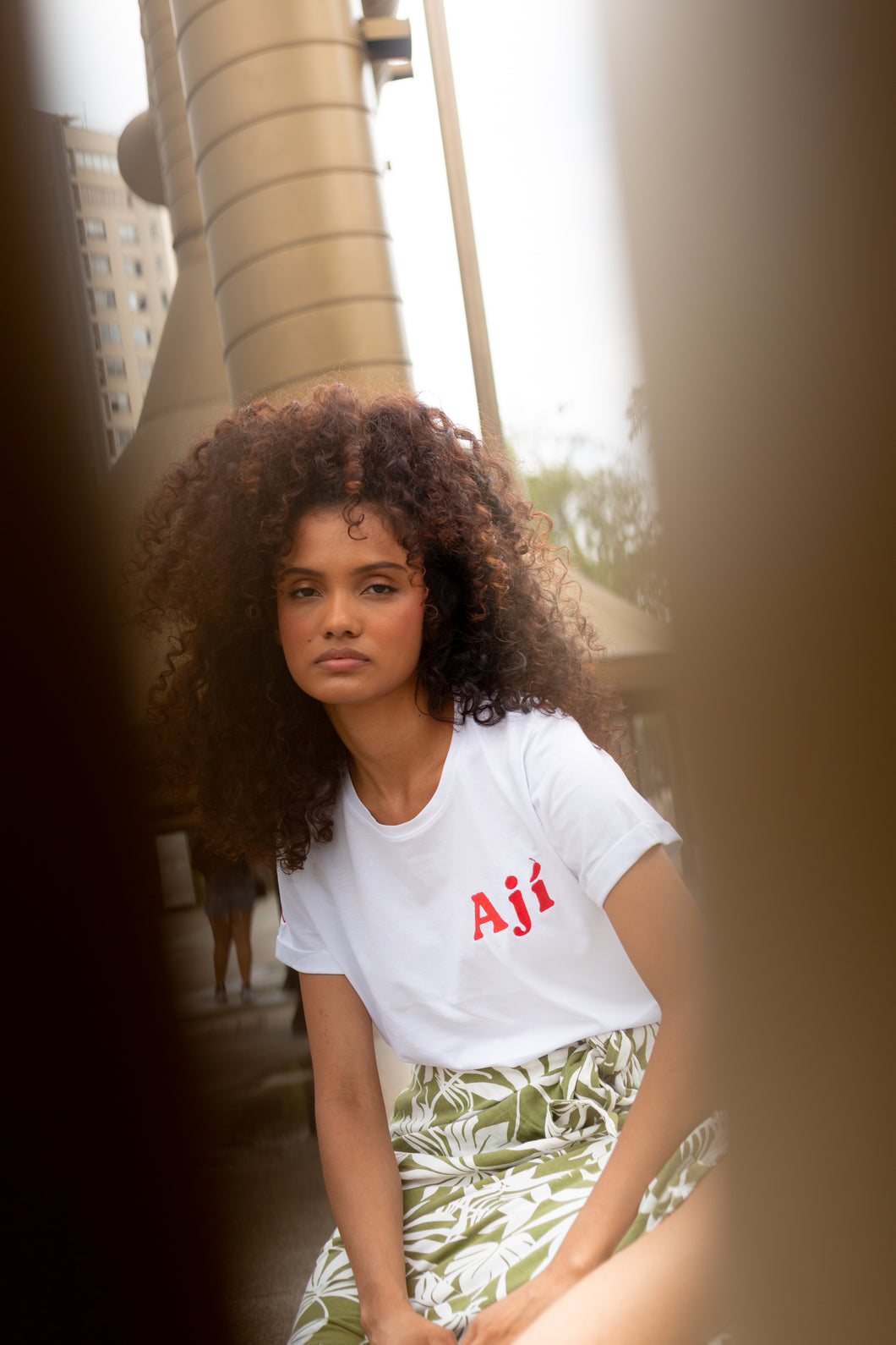 Ají Embroidered Oversized Tee