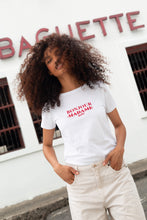 Cargar imagen en el visor de la galería, Bonjour Bebé Embroidered Basic Tee
