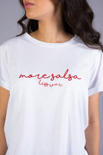 Cargar imagen en el visor de la galería, More Salsa Less War Embroidered Oversized Tee
